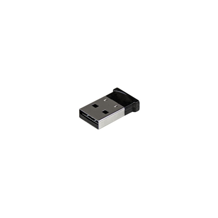 StarTech.com Micro Adaptador USB 2.0 Externo Bluetooth 4.0 EDR para Ordenador de Sobremesa o Portátil negro