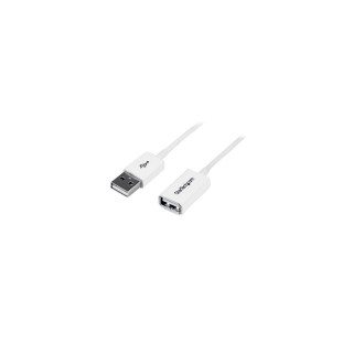 StarTech.com Cable de 3m de Extensión Alargador USB 2.0 Tipo-a Macho a Usb A Hembra - Blanco