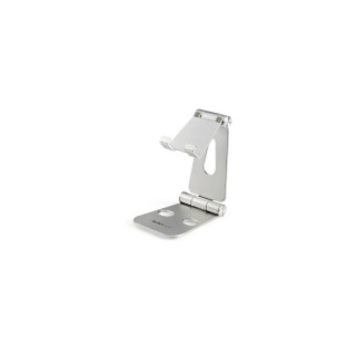 StarTech.com Base para Móvil y Tablet - Plegable - Soporte Ajustable para Tablet - Soporte Multidispositivo - aluminio