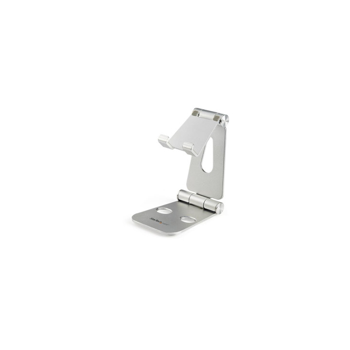StarTech.com Base para Móvil y Tablet - Plegable - Soporte Ajustable para Tablet - Soporte Multidispositivo - aluminio