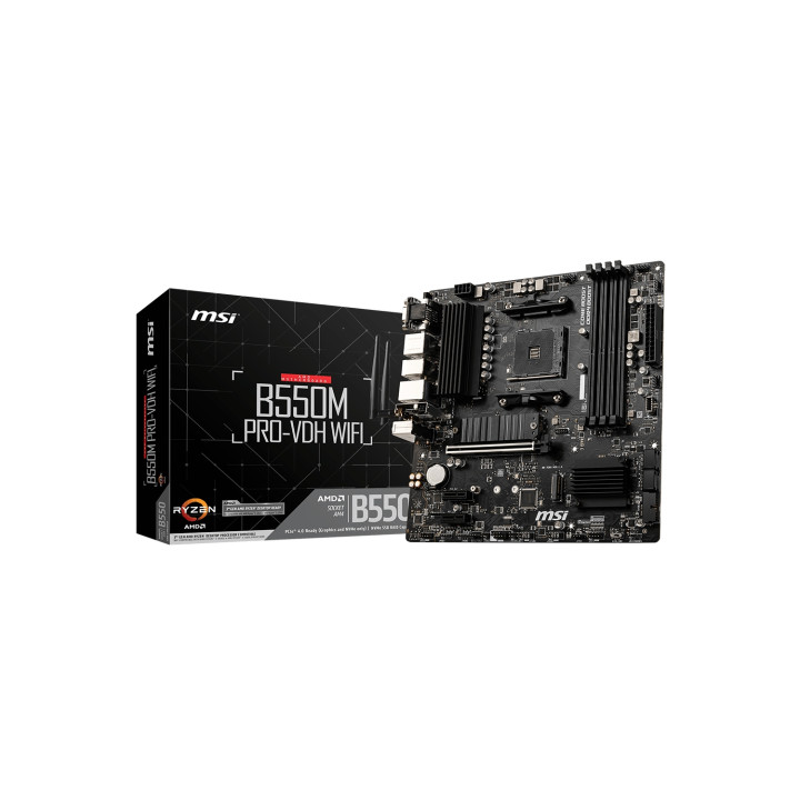 Placa base msi am4 b550m pro-vdh wifi 911-7C95-008