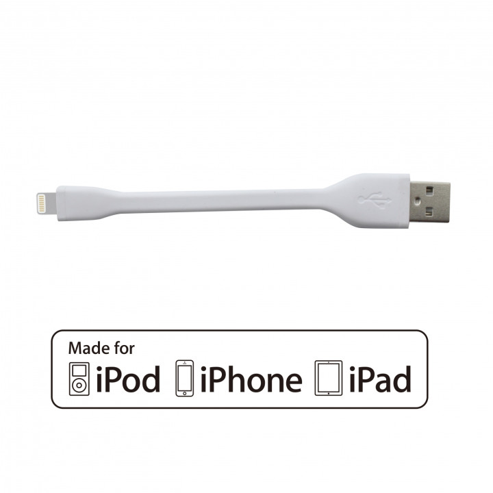 Cable phoenix usb macho a lightning macho certificado oficial apple mfi carga sincroniza otg ultra blanco...