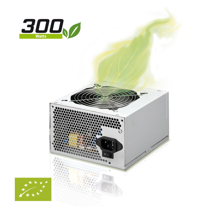 Fuente de alimentacion phoenix 300w atx p4 ready ventilador 12cm certificacion europea blanco FA300ATXP4CE