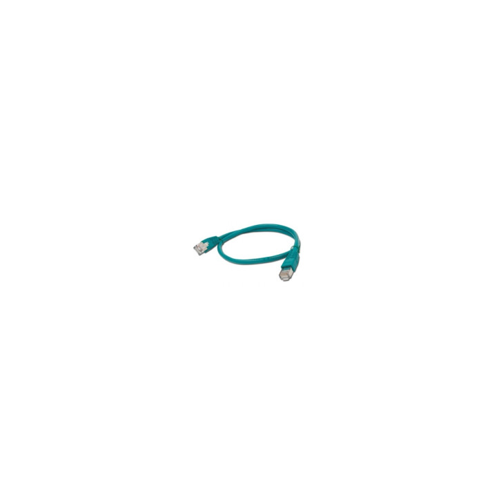 Latiguillo de red gembird cat 6 utp 0.5m verde PP6-0.5M/G