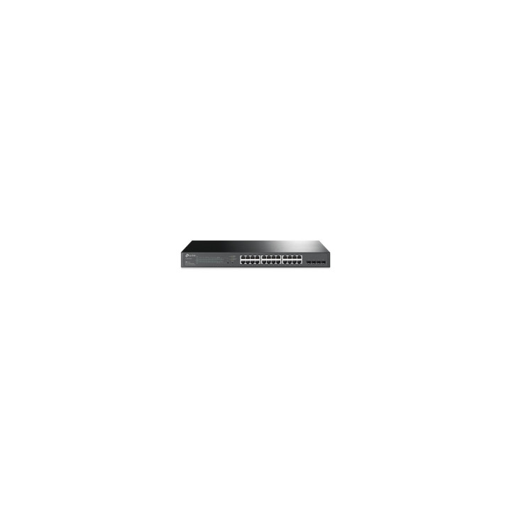 Switch tp-link gigabit ethernet 10/100/1000 24 puertos energia sobre ethernet poe negro TL-SG2428P