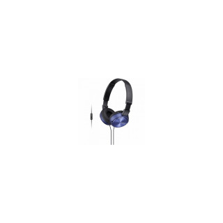 Auriculares sony con microfono integrado jack 3.5mm azul MDRZX310APL
