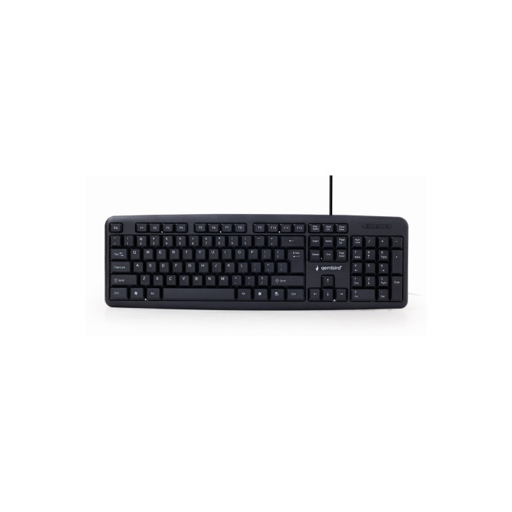 Teclado gembird usb estandar español negro KB-U-103-ES