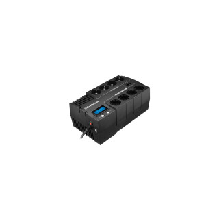 CyberPower BR1200ELCD sistema de alimentación ininterrumpida (UPS) LÍ­nea interactiva 1200 VA 720 W 8 salidas AC