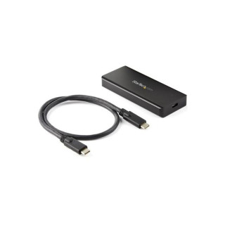 StarTech.com Caja ssd nvme M.2 usb 3.1 gen 2 10Gbps resistente al agua y el polvo negro M2E1BRU31C