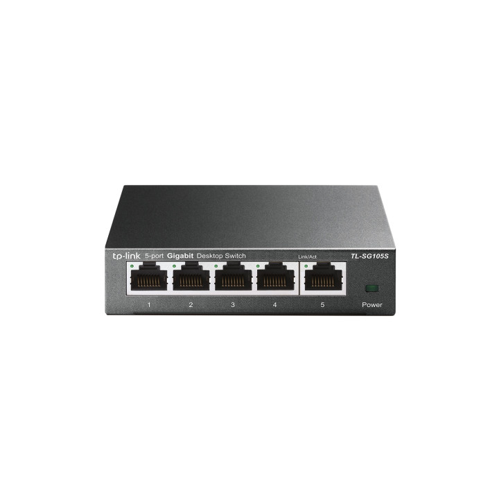 Switch Tp-link No administrado L2 5 puertos Gigabit Ethernet 10/100/1000 Negro TL-SG105S