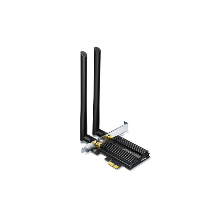 Tarjeta wifi Tp-link pci express wlan bluetooth 2402Mbit/s negro metalico ARCHER TX50E