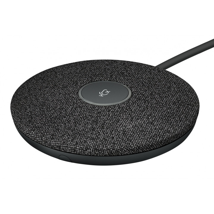 Logitech Rally Mic Pod Base Microfono Negro