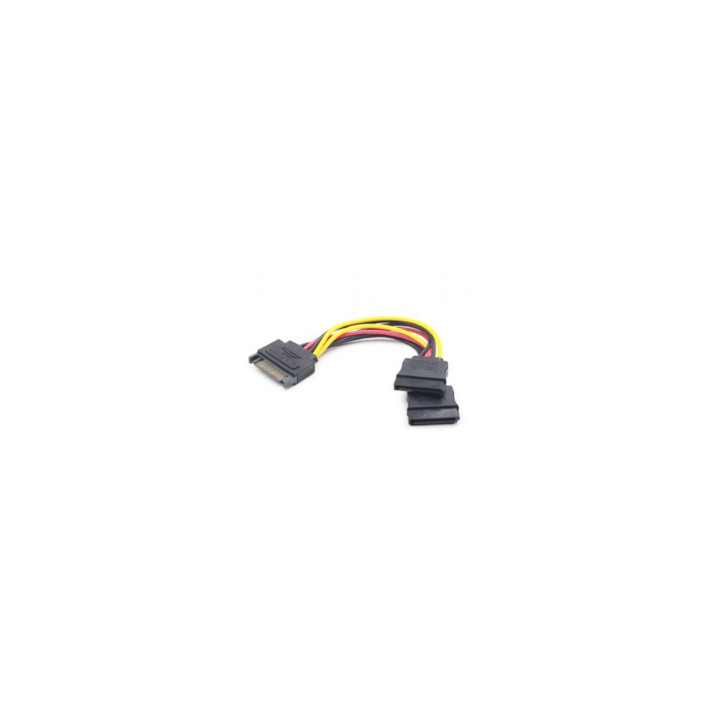 Cable gembird sata I macho a hembra multicolor CC-SATAM2F-01