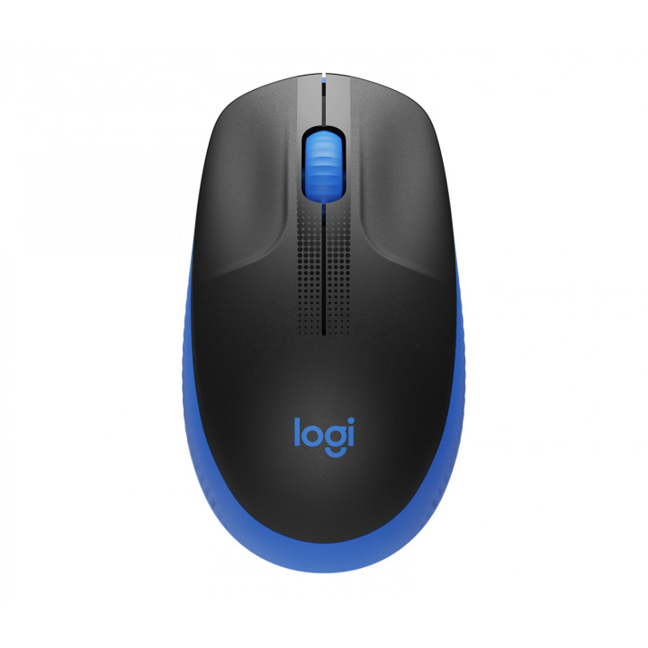 Logitech M190 ratón inalámbrico ambidextro óptico 1000dpi negro azul 910-005907