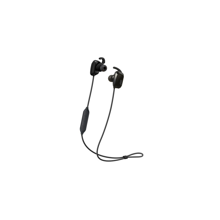 JVC HA-ET65BV-B Auriculares gancho de oreja, Dentro de oÍ­do, Banda para cuello Bluetooth Negro