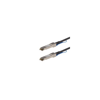 StarTech.com Cable conexion QSFP+ direct Attach compatible con Juniper 40 GbE 3m negro QFXQSFPDAC3M
