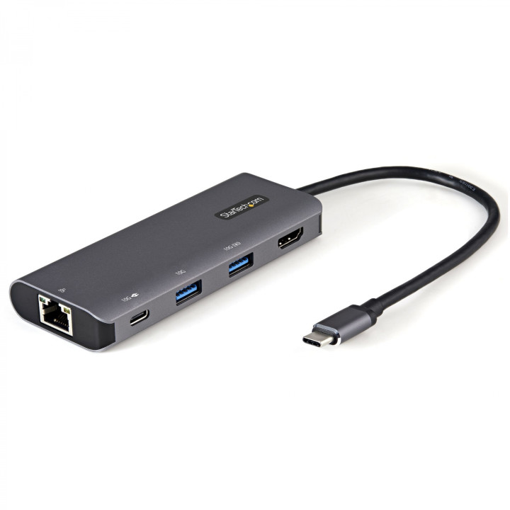 StarTech.com Adaptador Multipuertos USB C - Mini Docking Station USB Tipo C con HDMI de 4K 30Hz - con PD de 100W - con