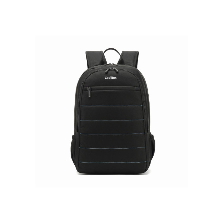 Mochila portatil coolbox 15.6P impermeable Negro