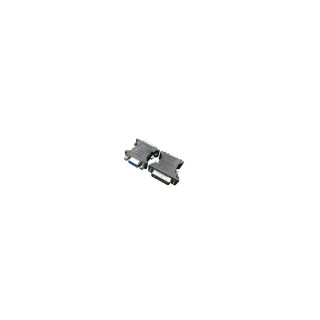 Gembird A-DVI-VGA-BK cable gender changer DVI-A VGA 15-pin Negro, Metálico