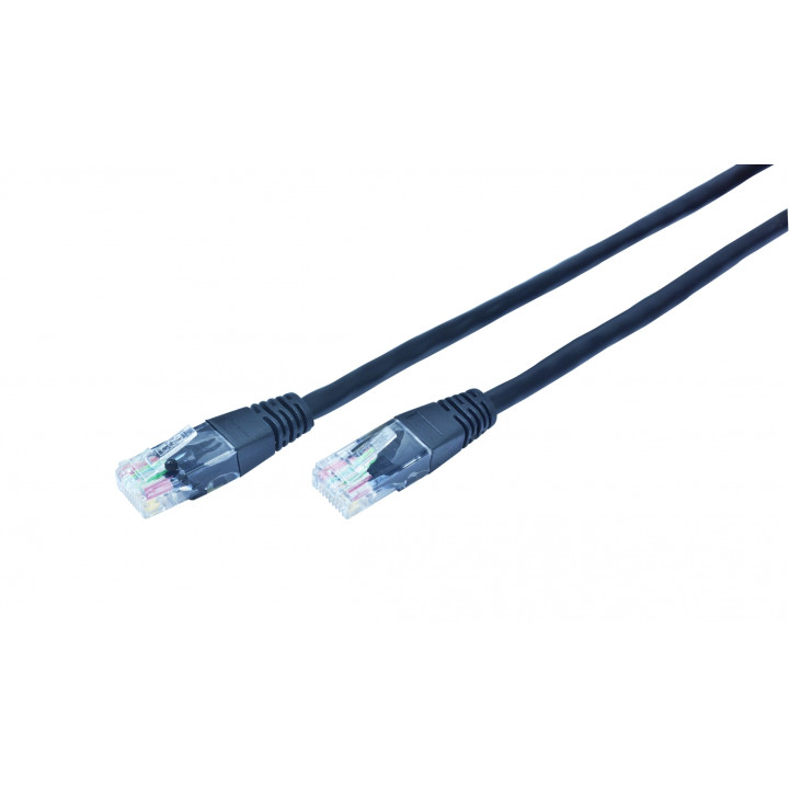 Gembird PP12-5M/BK Latiguillo de red rj45 cat5e utp 5m negro