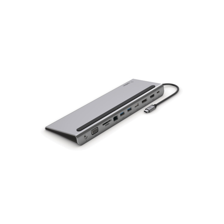 Belkin INC004BTSGY base para portátil y replicador de puertos Alámbrico USB 3.2 Gen 1 (3.1 Gen 1) Type-C Negro, Gris