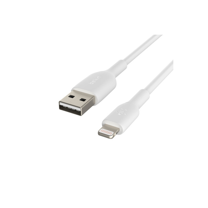 Cable Belkin de conector Lightning macho/USB A macho 2 m Blanco