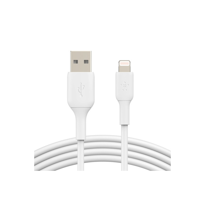 Cable Belkin de conector Lightning macho/USB A macho 1 m Blanco