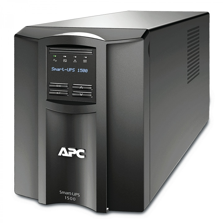 APC sistema de alimentación ininterrumpida (UPS) LÍ­nea interactiva 1500 VA, 1000 W, 8 salidas AC Negro