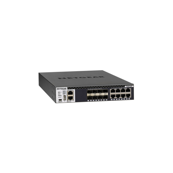 Netgear Gestionado L3 10G Ethernet (100/1000/10000) 1U Negro