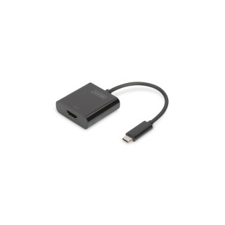 Digitus HUB de interfaz USB 3.2 Gen 1 (3.1 Gen 1) Type-C Negro