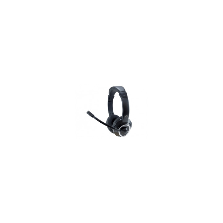 Auriculares diadema conceptronic conector de 3.5mm 2m negro POLONA02BA