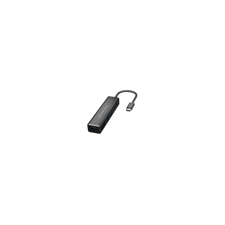 Hub conceptronic interfaz usb 3.2 gen 1 (3.1 gen 1) type-c 5 puertos 5000 mbit/s negro DONN08B