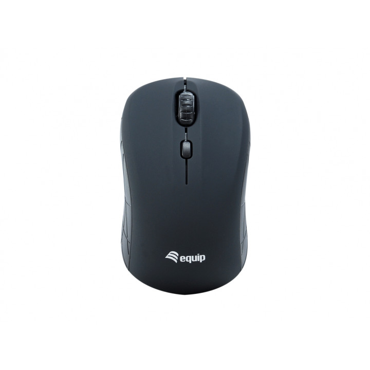 Raton equip ambidextro rf inalambrico optico 1600dpi negro 245108