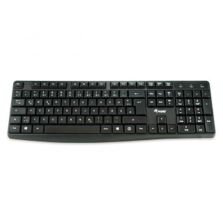 Teclado equip usb qwerty español negro 245211