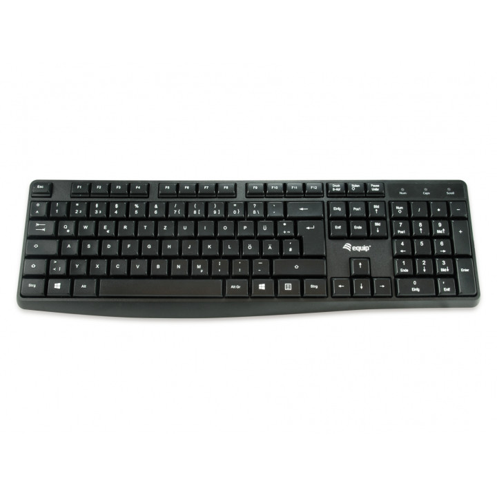 Teclado equip usb qwerty español negro 245211