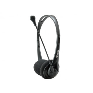 Equip Chat Headset Auriculares Diadema Conector de 3,5 mm Negro
