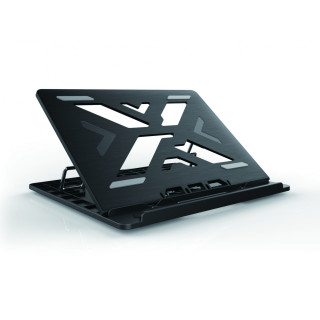 Conceptronic ERGO Soporte con refrigeracion para portatil 15.6p negro