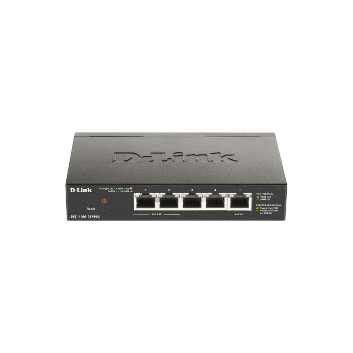 D-Link switch Gestionado Gigabit Ethernet (10/100/1000) EnergÍ­a sobre Ethernet (PoE) Negro