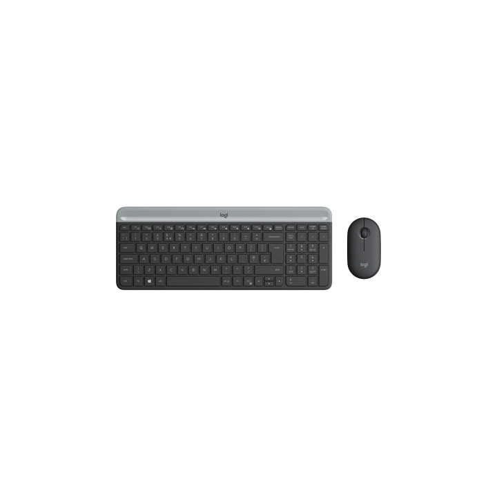 Logitech MK470 teclado y raton rf inalambrico universal qwertz aleman grafito