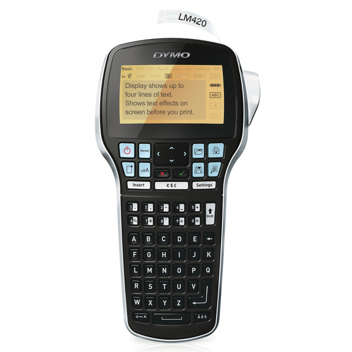 Dymo LabelManager 420P ABC UK Impresora de etiquetas termica D1 negro