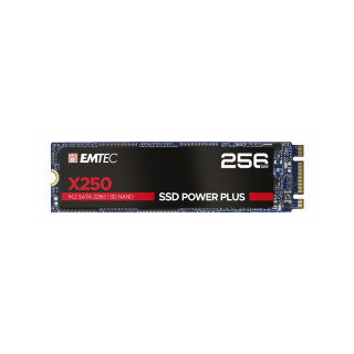 Emtec X250 Disco ssd M.2 256gb serial ATA III 3D nand negro