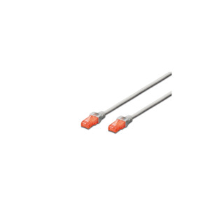 DIGITUS cable de red RJ-45 Cat6 U/UTP (UTP) Macho/Macho 1,5 m Gris