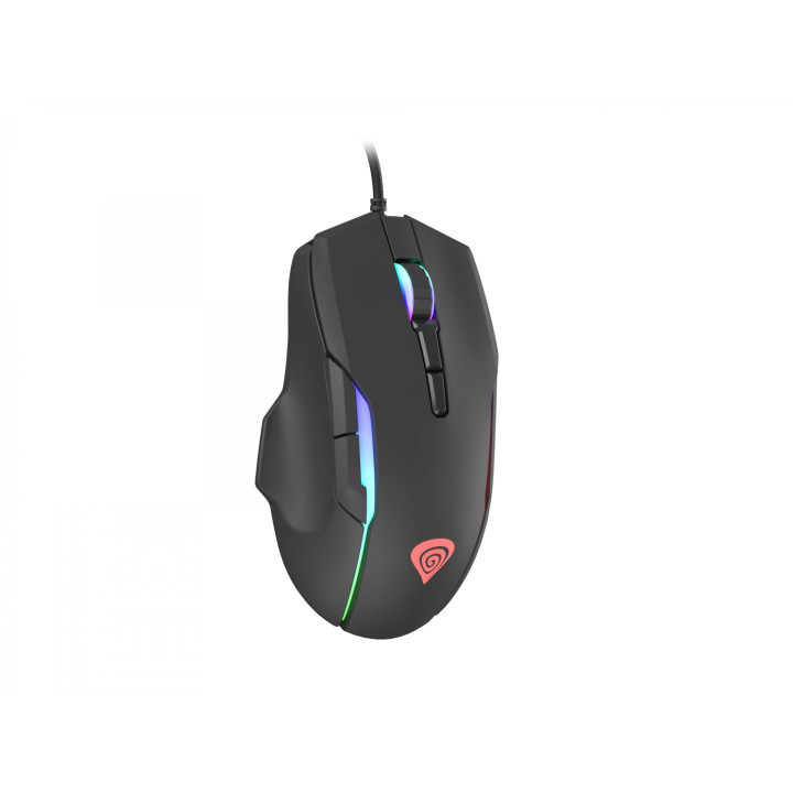 Genesis xenon 220 raton gaming ambidextro usb tipo a 6400dpi optico negro