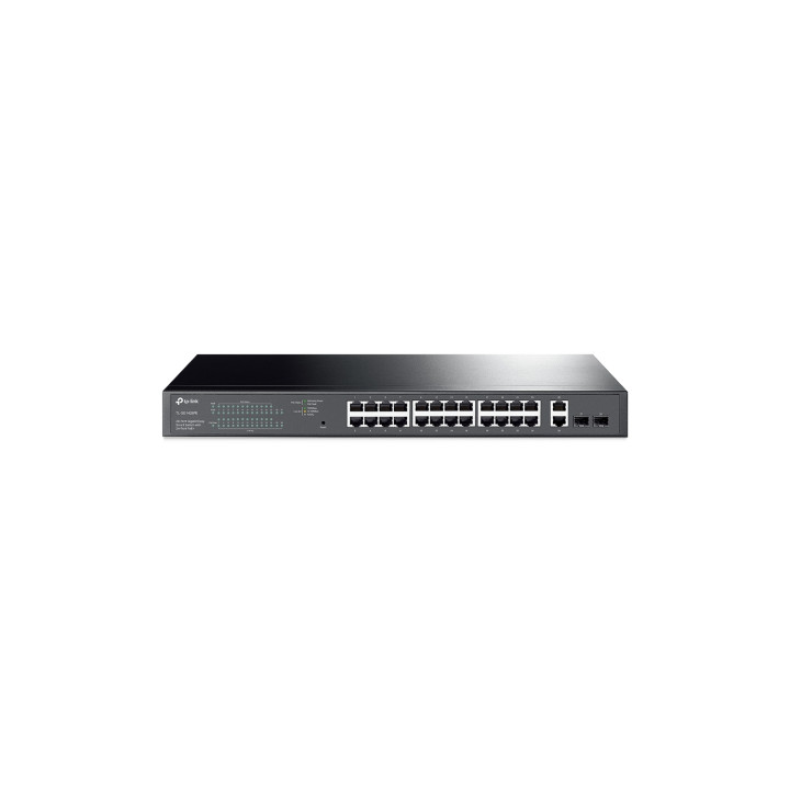 TP-LINK TL-SG1428PE switch Gestionado Gigabit Ethernet 10/100/1000 EnergÍ­a sobre Ethernet PoE 1U Negro