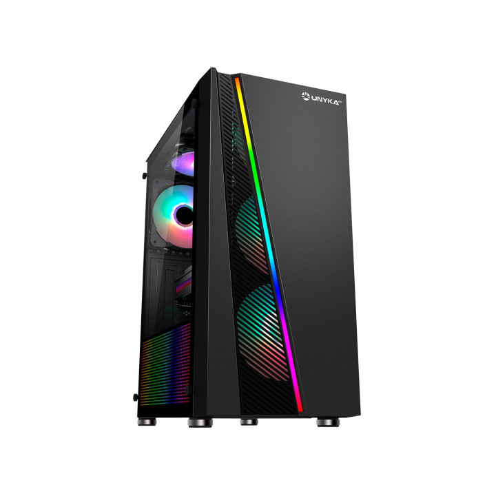Unykach torre ATX Glayze Negro