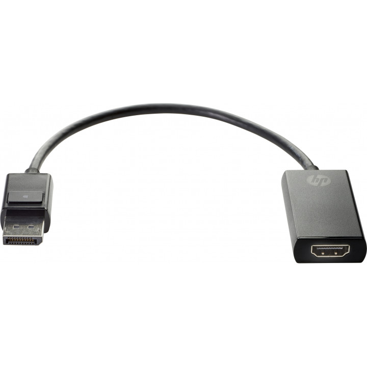 Hp 2JA63AA adaptador de cable video Displayport macho a hdmi tipo a estandar hembra negro