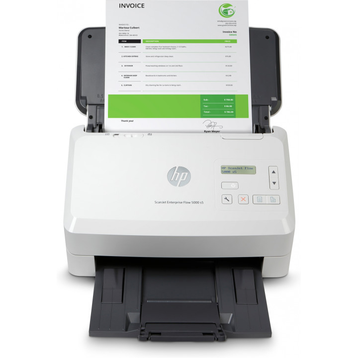 HP Scanjet Enterprise Flow 5000 s5 Escáner alimentado con hojas 600 x 600 DPI A4 Blanco
