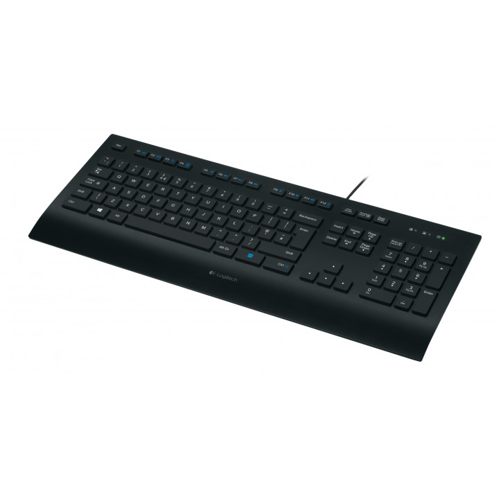 Logitech K280e teclado USB QWERTZ Alemán Negro 920-008669