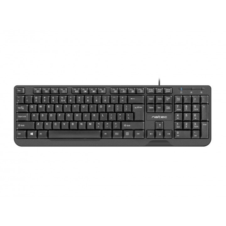 Natec Trout teclado USB QWERTY Español Negro