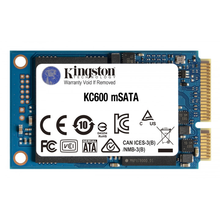 Kingston Technology KC600 Disco ssd mSATA 1024Gb serial ATA III 3D TLC